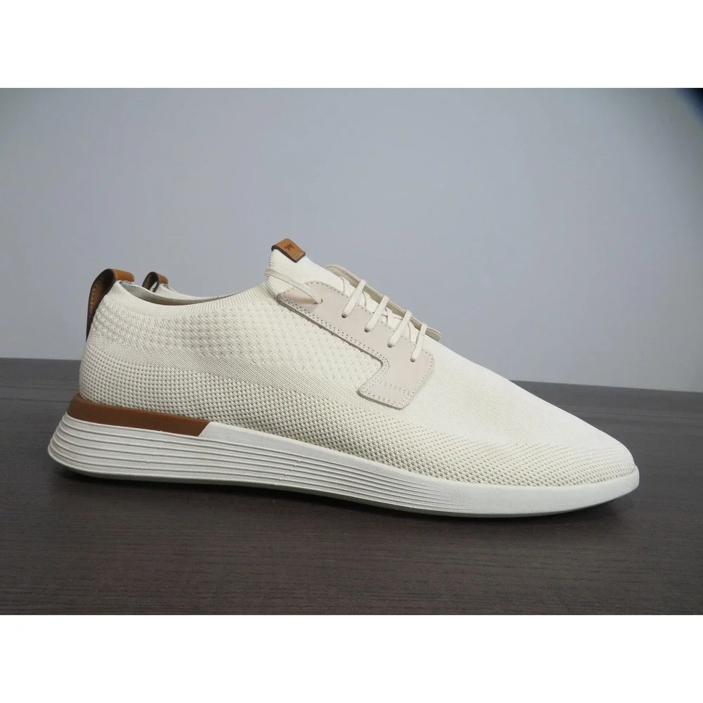 Wolf & Shepherd SwiftKnit Shoes Mens Size 15 White Knit Derby Sneakers Comfort